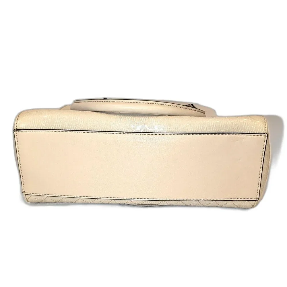 NWT Guess | Gretna Satchel Shoulder Bag Purse in Stone Cream Tan | One Size